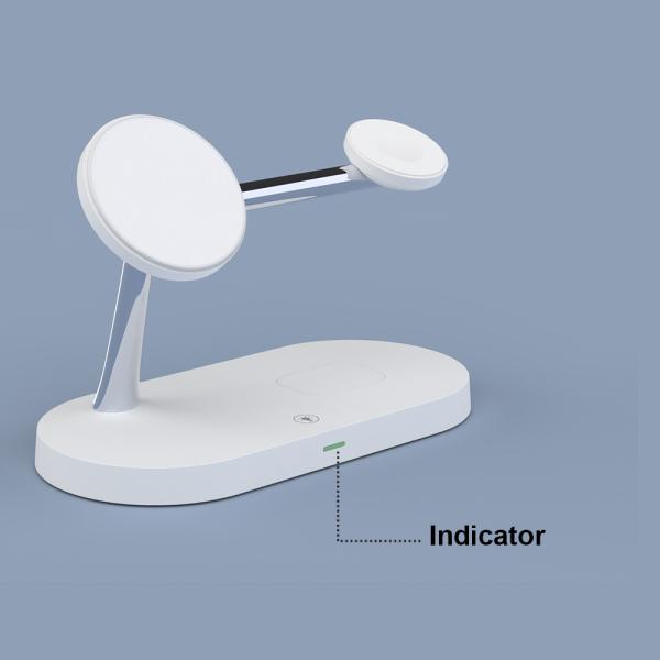 Plastic Type C Night Lamp Wireless Charger With Wireless Charging