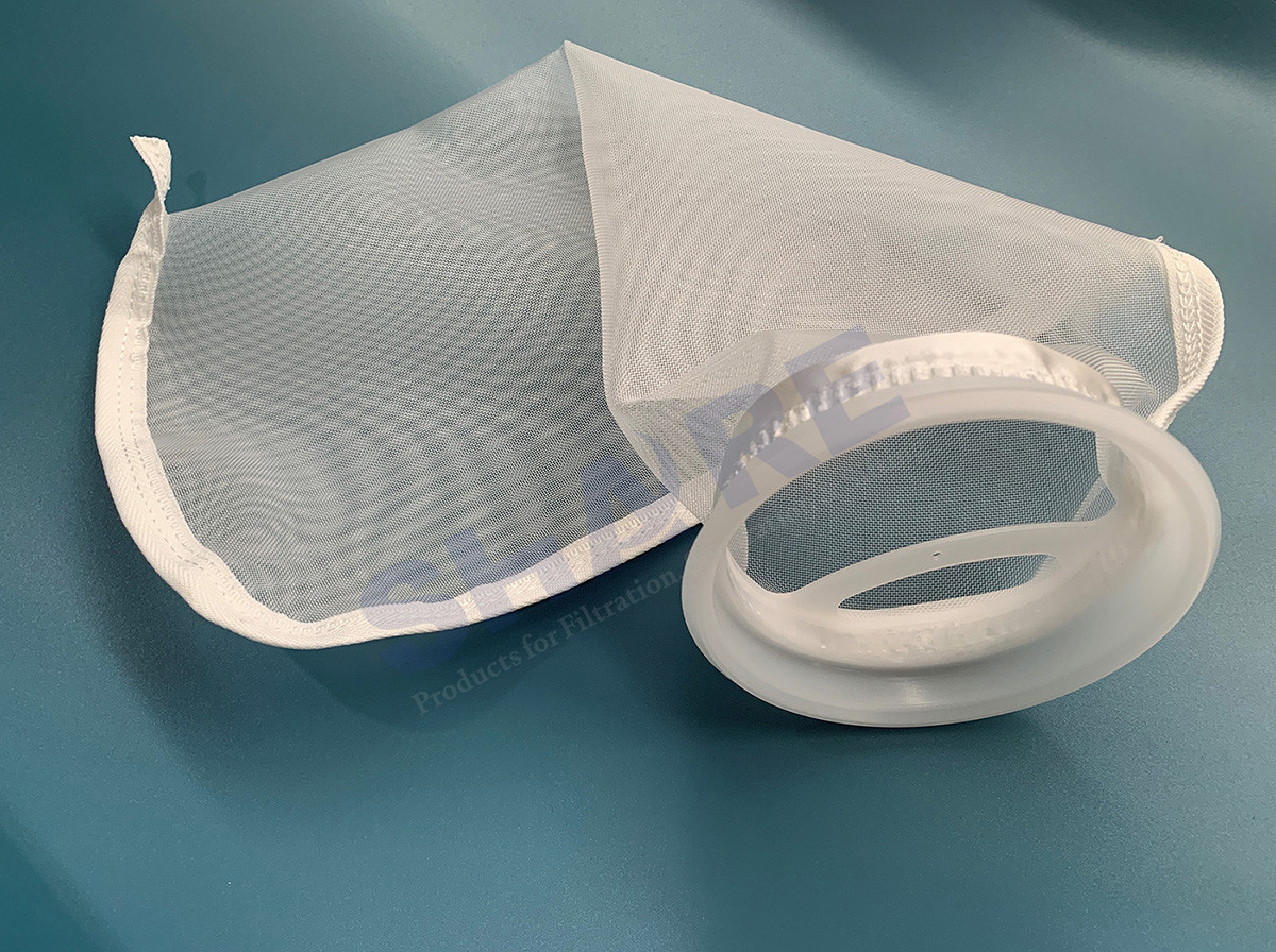 PP Monofilament Mesh Filter Bag, Silicone Free, Extra Abrasion Resistance, Excellent Strength, No Fiber Migration