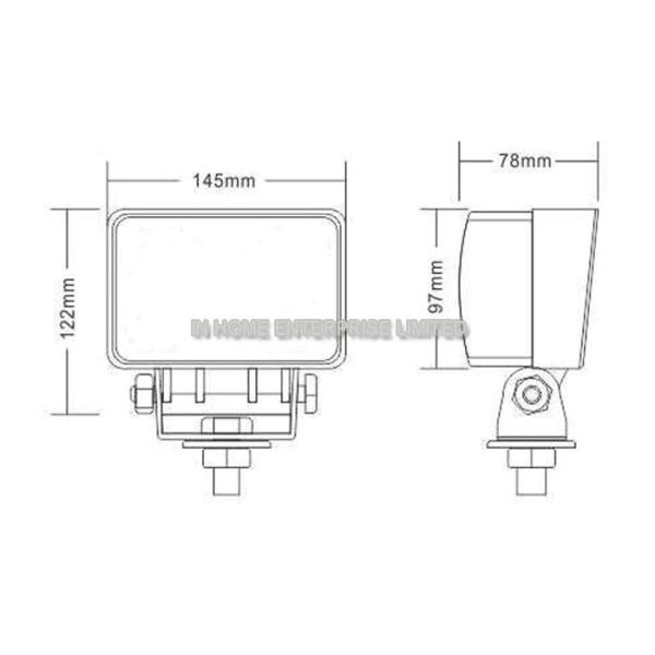 4050LM 15PCs CREE LED Work Lamps 45W Led Driving Lights For Trucks