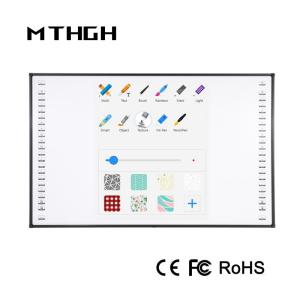 86 Inch Intelligent Infrared Touch Technology Interactive Whiteboard 3840X2160 Resolution