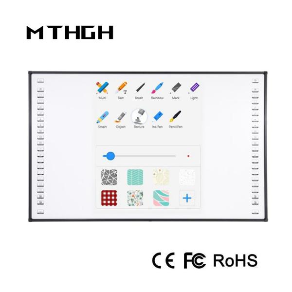 Quality 86 Inch Intelligent Infrared Touch Technology Interactive Whiteboard 3840X2160 Resolution for sale