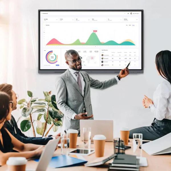 4K Flat Digital Multi Touch Interactive WhiteBoard 86