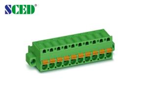 China Plug Plug - in Terminal Block Female Pitch 5.08mm 300V 18A 2P - 20P Pluggable Terminal Block wholesale