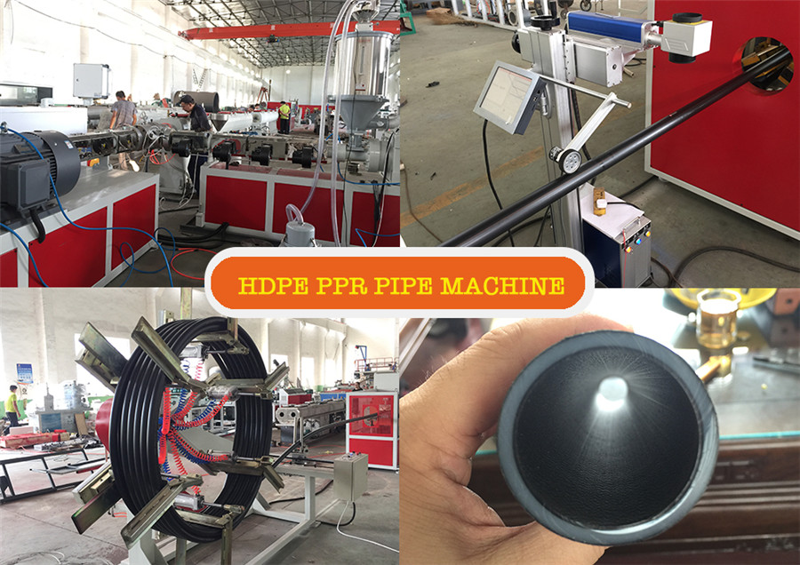 3 Layer HDPE Pipe Extrusion Machine/Line for 1 Layer Design in Drain Pipe Production