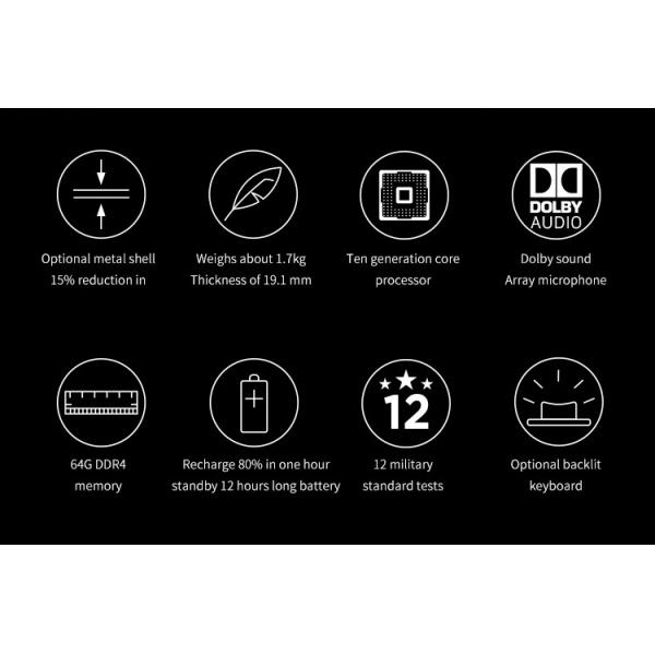 14" 1920x1080 IPS Intel N4120 Windows Linux Notebook Laptop