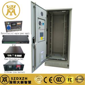 40U Outdoor Power Cabinet Integrated Cell Site Cabinet With Rectifier System UPS