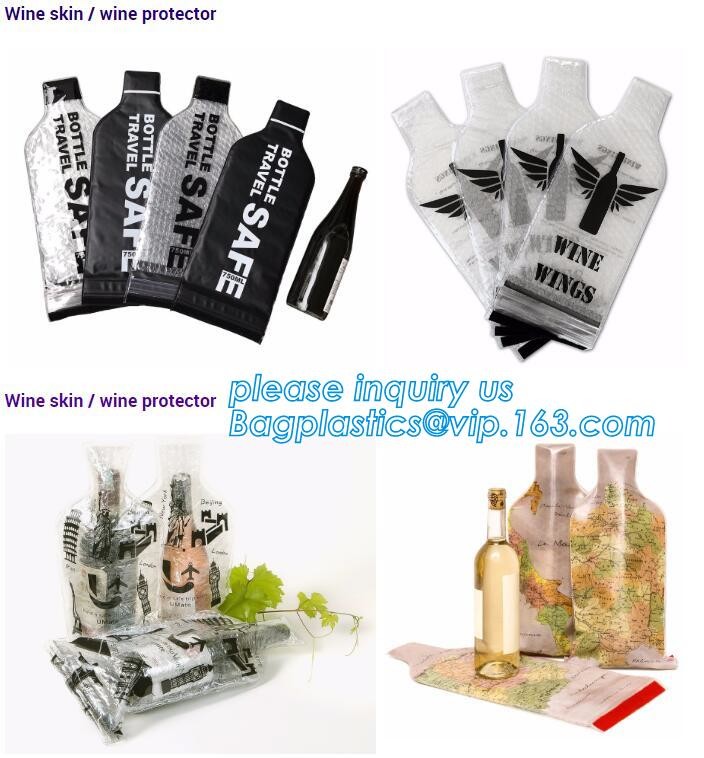Eco friendly LONG HANDLE RECYCLABLE PVC WINE BAG, CARRIER BAG,HANDY BAG,GIFT WINE BAG,PROMOTION, PROMOTIONAL PRODUCTS PA