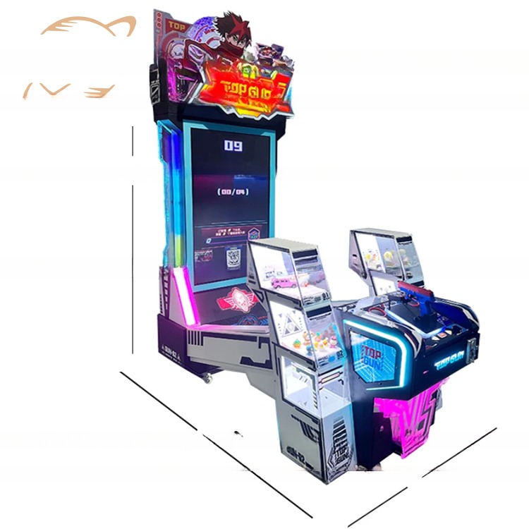 2 Player Interactive Arcade Game Top Gun Shooting Game Arcade Machine