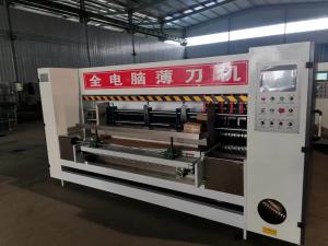Humanized Computer 2500mm Corrugated Slitter Scorer Machine Automatic Thin Blade