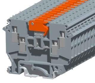 Quality SKJ-4/2X2SK Din Rail Terminal Blocks With Easily Installing Design for sale