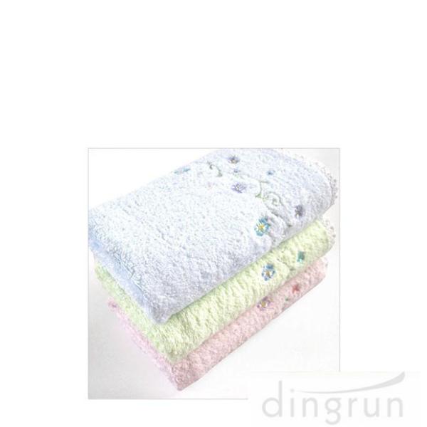 Environmental Friendly Small Face Towels , Embroidered Face Towels Multi Function