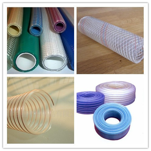 Fiber Reinforced Pvc Pipe Manufacturing Process Extrusion Line With 1 Year Warranty