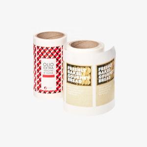 Custom CMYK Offset Printing Kraft Paper Self Adhesive Stickers Labels For Box