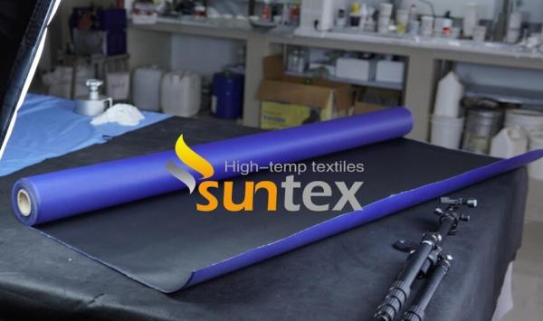 Quality High Temperature Fabric Acrylic Silicone Pu Pvc Coated Fiberglass Fabric Cloth for sale