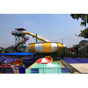 China Fiberglass Amusement Park Rides Super Behemoth Bowl Water Slide Customized wholesale