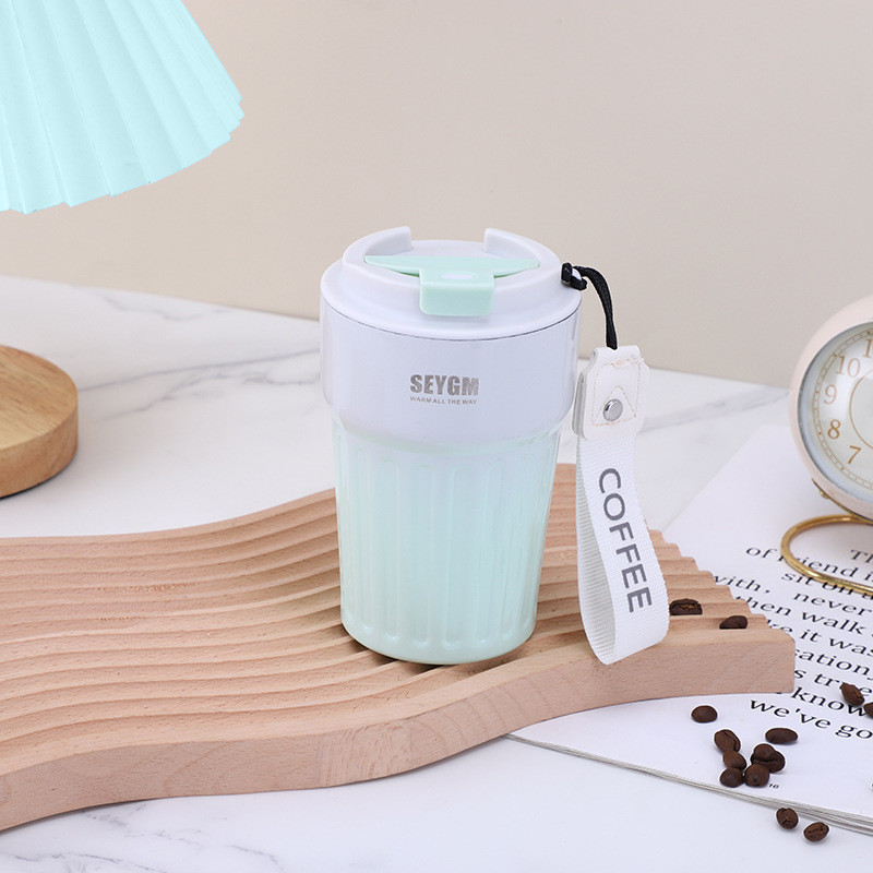 Stainless Steel Coffee Mug With Digital Display, Double Wall Vacuum Insulation