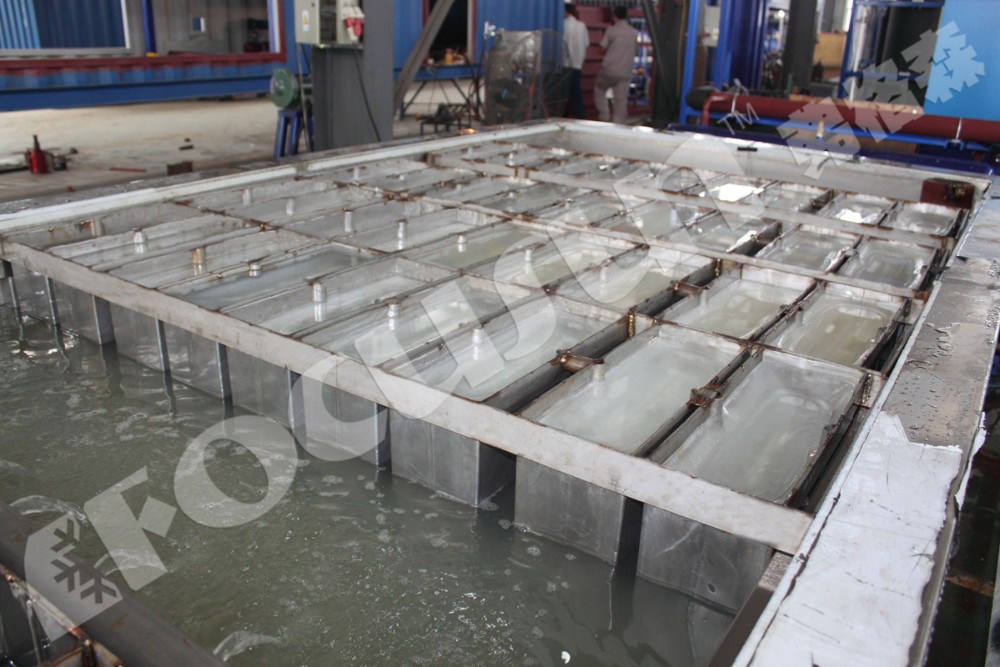 40ft Container Design Industrial Block Ice Making Machine for Maximum Ice Production