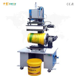 4 To 8 Bar Small Semi Auto Hot Foil Printing Machine For Rubber Roller