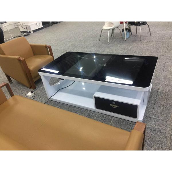 All In One Interactive Touch Screen Coffee Table Smart Full HD LCD Panel