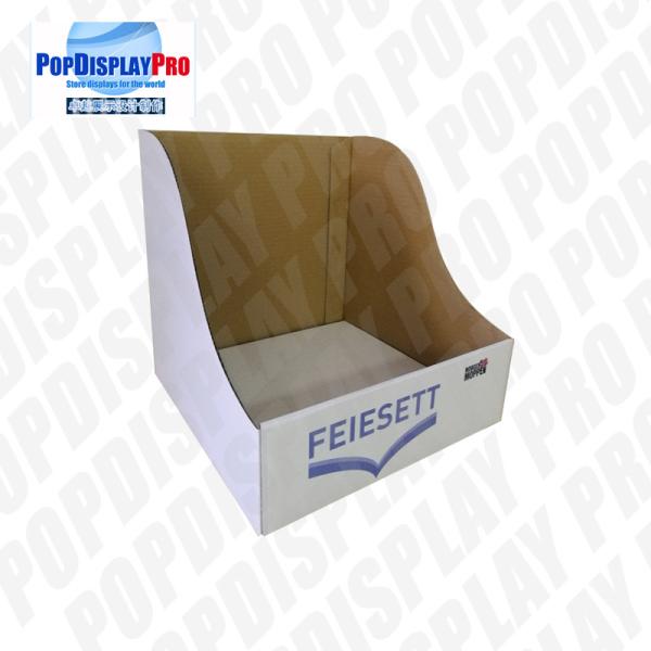 Quality Table Top Paper PDQ Tray Display Simple Structure For Household Cleaning Brush for sale