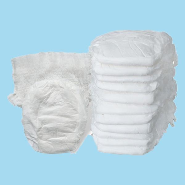 OEM Breathable Adult Disposable Nappies Cotton PE Film Backsheet