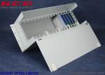 4U Fiber Optical PLC Splitter Patch Panel Distribution Frame 14 16 Slot SC/APC