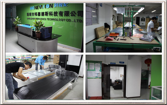 Splicing Screen 55inch FHD 1080p Digital Signage Kiosk USB Update Floorstanding LCD Kiosk with Calendar Function