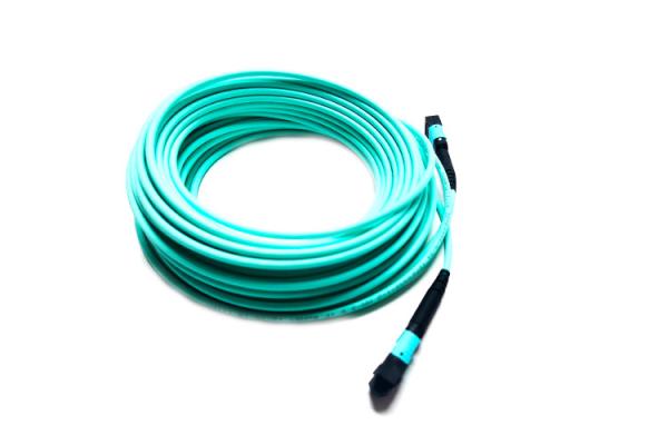 Quality 50/125 12 Core 3.5m Mtp Breakout Cable OM4 With MPO Connectors for sale