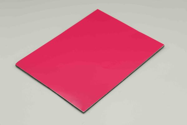 Quality Fuchsia Fireproof Aluminum Composite Panel 48in 96in Acp Aluminum Cladding for sale