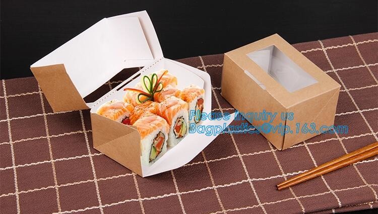 kraft paper sandwich box with window ,triangle sandwich box for packaging,Cardboard Box With Clear Window Burger Sandwic