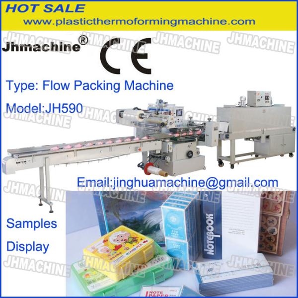 Quality Hot Sale Flow Packing Machine Within Shrink tunnel For Dictionary Industry for sale