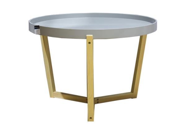 Quality Dark Gray 10KG 63cm Diameter MDF Side Tables for sale