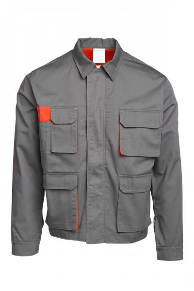 Quality 230 GSM Multi Pockets Twill 2/1 Lapel Top Grey Work Uniform Labour Suit for sale