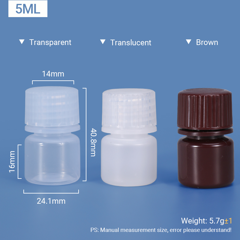 Plastic Screw Cap Wide Mouth Laboratory Chemical Reagent Bottle with ODM Service