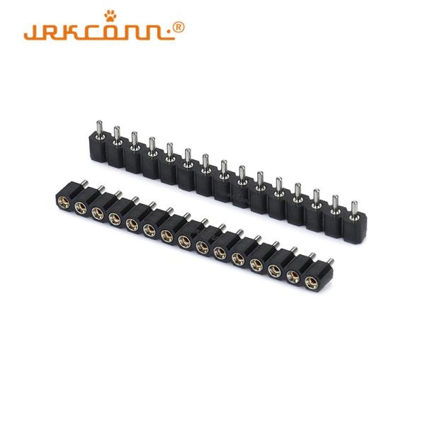 Quality 180Degree Single Row Machined Female Header Brass Terminals Female Header Socket for sale