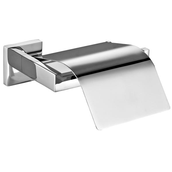 Quality Rustproof Toilet Paper Holder Polished Thicken Square Toilet Paper Holder for sale