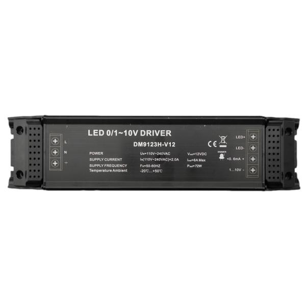 Single Channel Electronic Low Voltage Dimmer For LED DC12V Output Dimming Control