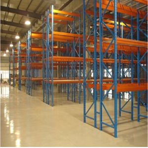 Customized Depth Adjustable Pallet Racking , Selective Steel Pallet Rack Easily