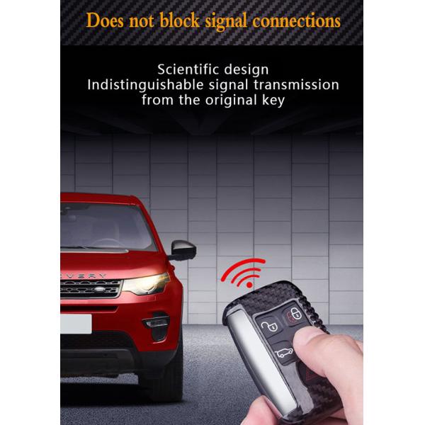 100% Real Landrover Shockproof Carbon Fiber Car Key Case