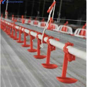 China KXD Automatic Poultry Feeders And Drinkers , Plastic Chicken Pan Feeder wholesale