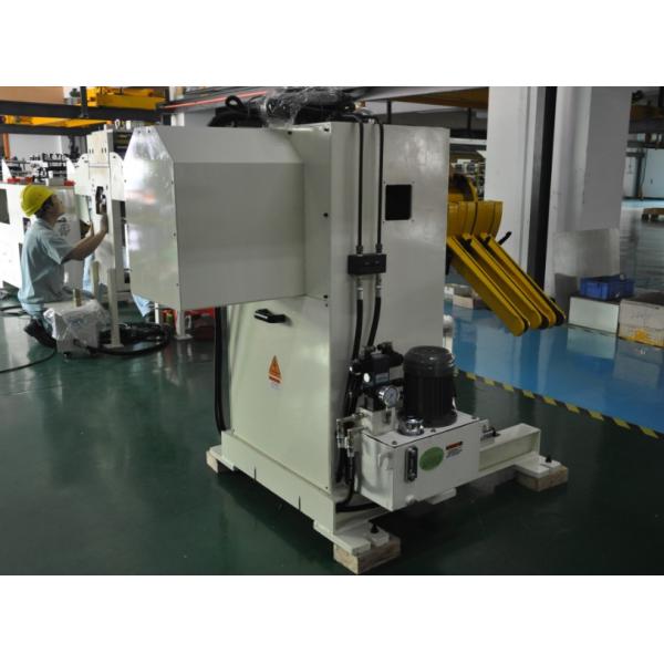 Motorized Press Feeding Line Hydraulic Decoiler Machine For Sheet Metal