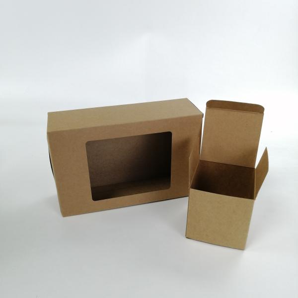 Kraft Paper Customized Display Paper Small Folding Gift Packaging Box