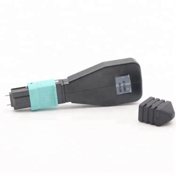 Quality PVC LSZH Jacket Optical Fiber Patch Cord Loopback MPO Connector Male Female Polarity A for sale
