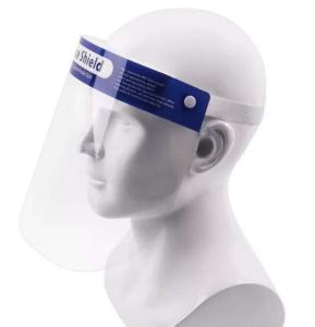 China Anti Fog Transparent 0.2mm Protective Face Shield Visors wholesale
