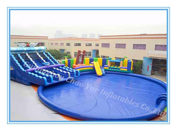 Quality Inflatable Water Toys Inflatables Water Slide (CY-M2146) for sale