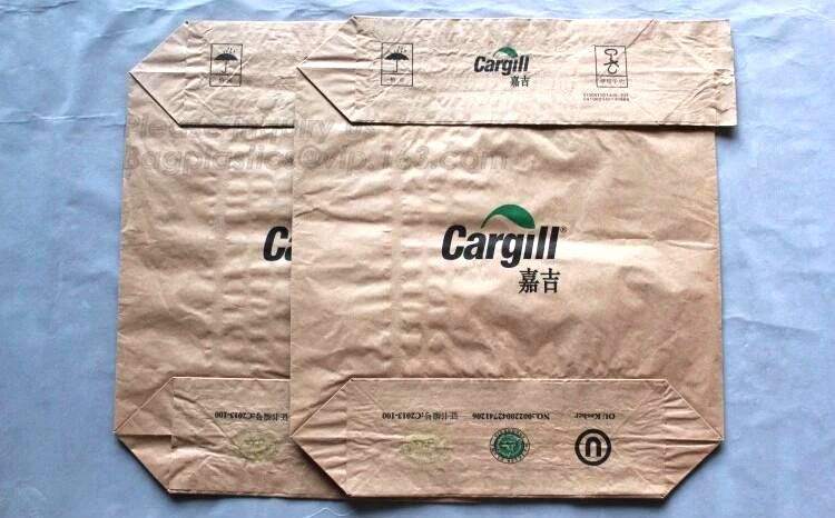 Hot Selling Kraft Paper PP Woven Plastic Cement Valve Bag For 25Kg,kraft paper laminated pp woven sandwich bag for logis