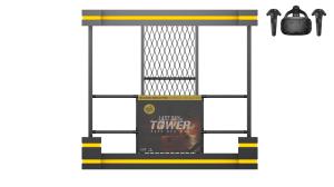 7.29 Square Meter Virtual Reality Tower Shooting Game Simulator