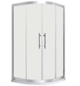 Shower cubicles with round sliding door,size can be ordered,artical glass,aluminium frames