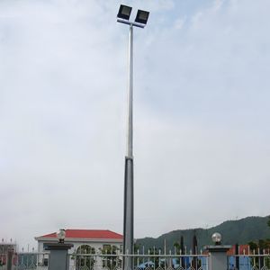 130lm/w Luminous Efficacy Waterproof Decorative Street Lamp Pole for Outdoor