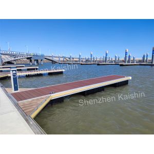 China Marine Aluminum Floating Platform Dock Floating Pontoon Dock Manufacturer wholesale
